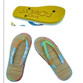 EVA & Natural Straw Beach Flip Flops Sandal